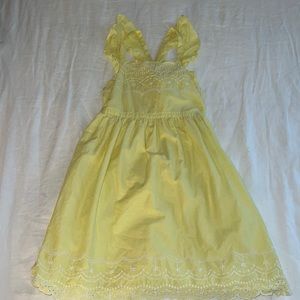 Yellow dress 10/12